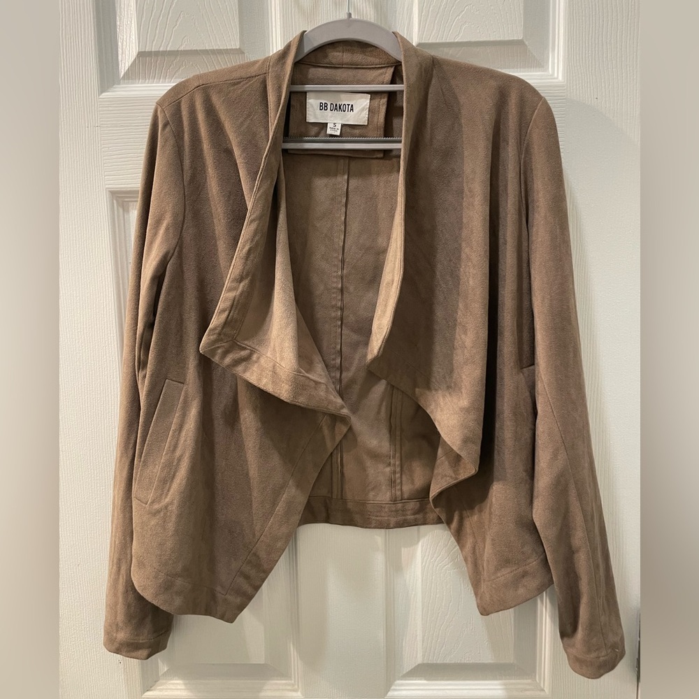BB Dakota light brown suede jacket size S
